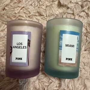 Victoria secret candle Miami and Los Angeles